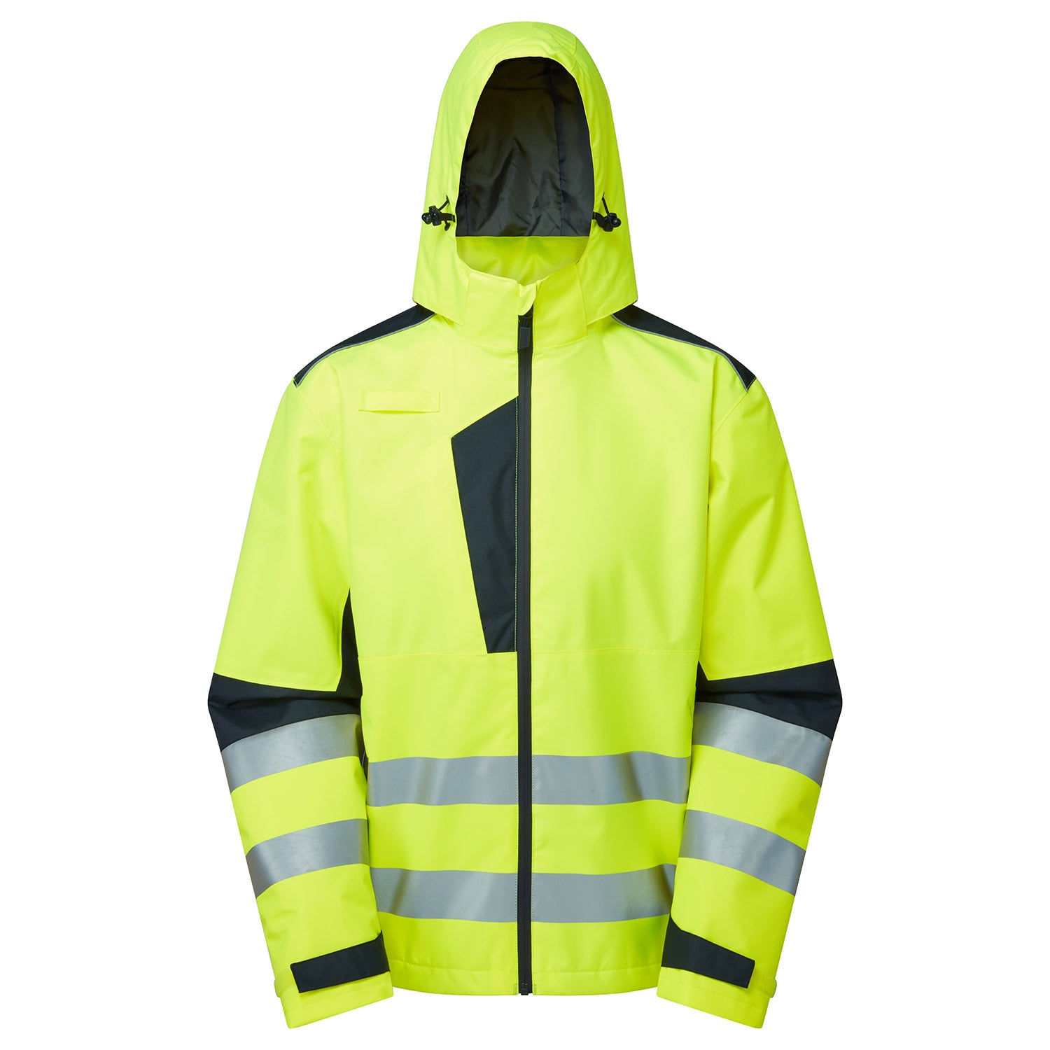 Supertouch Blue Sphere - HV System Eco Insulated Yellow Jacket - SYS01 - Yellow Navy - Customisable Jacket