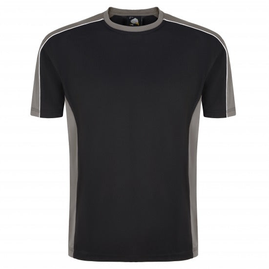 Orn Avocet Wicking T-Shirt - Black - Graphite - 1008 - Black - Graphite - Customisable T-Shirts &amp; Poloshirts