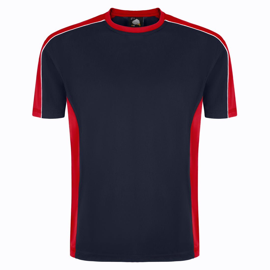 Orn Avocet Wicking T-Shirt - Navy - Red - 1008 - Navy - Red - Customisable T-Shirts &amp; Poloshirts
