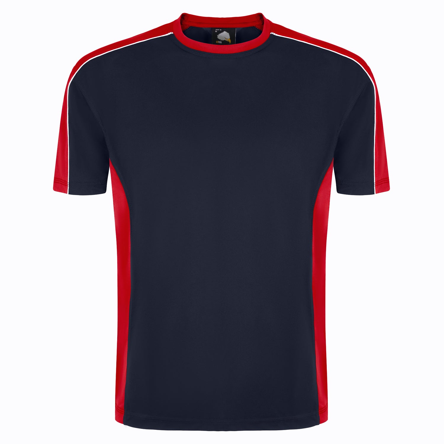 Orn Avocet Wicking T-Shirt - Navy - Red - 1008 - Navy - Red - Customisable T-Shirts &amp; Poloshirts