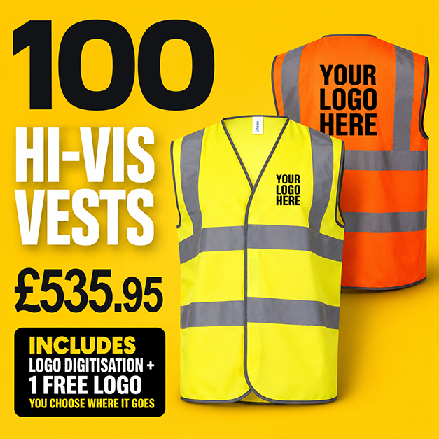 100 Hi Vis Vests
