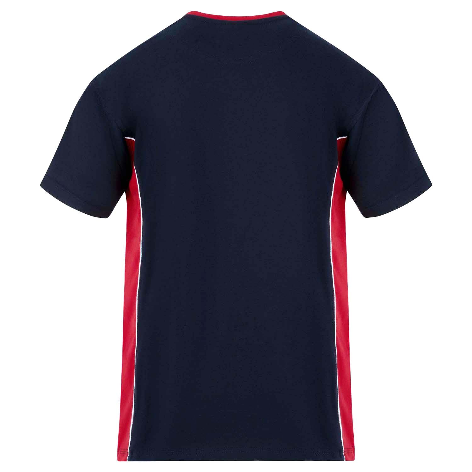 Orn Silverswift T-Shirt - Navy - Red - 1080 - - Customisable T-Shirts &amp; Poloshirts