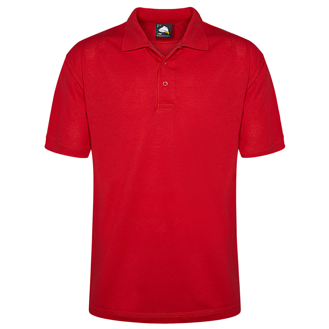 Orn Raven Poloshirt - Red - 1130 - Red - Customisable T-Shirts &amp; Poloshirts
