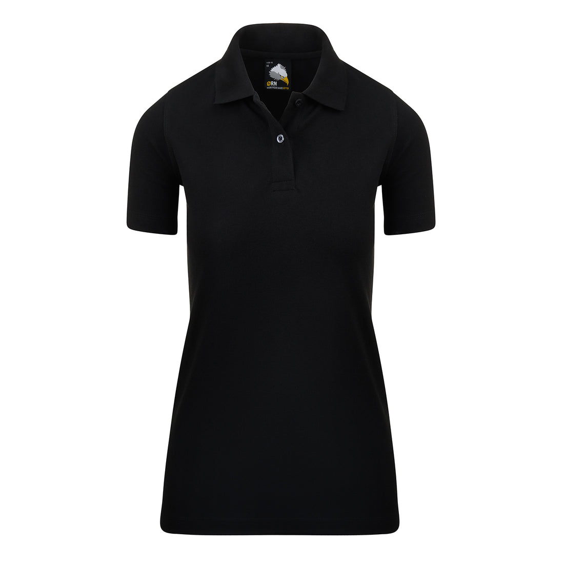 Orn Ladies Raven Poloshirt - Black - 1136 - Black - Customisable T-Shirts &amp; Poloshirts