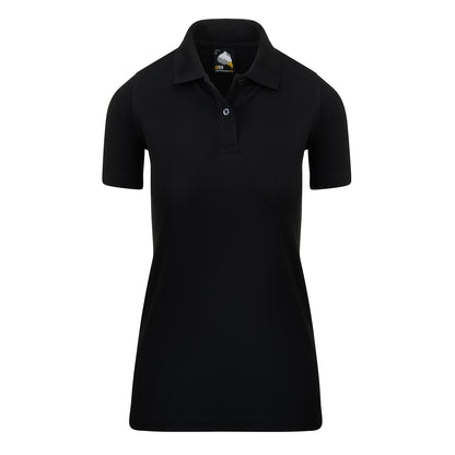 Orn Ladies Raven Poloshirt - Black - 1136 - Black - Customisable T-Shirts &amp; Poloshirts