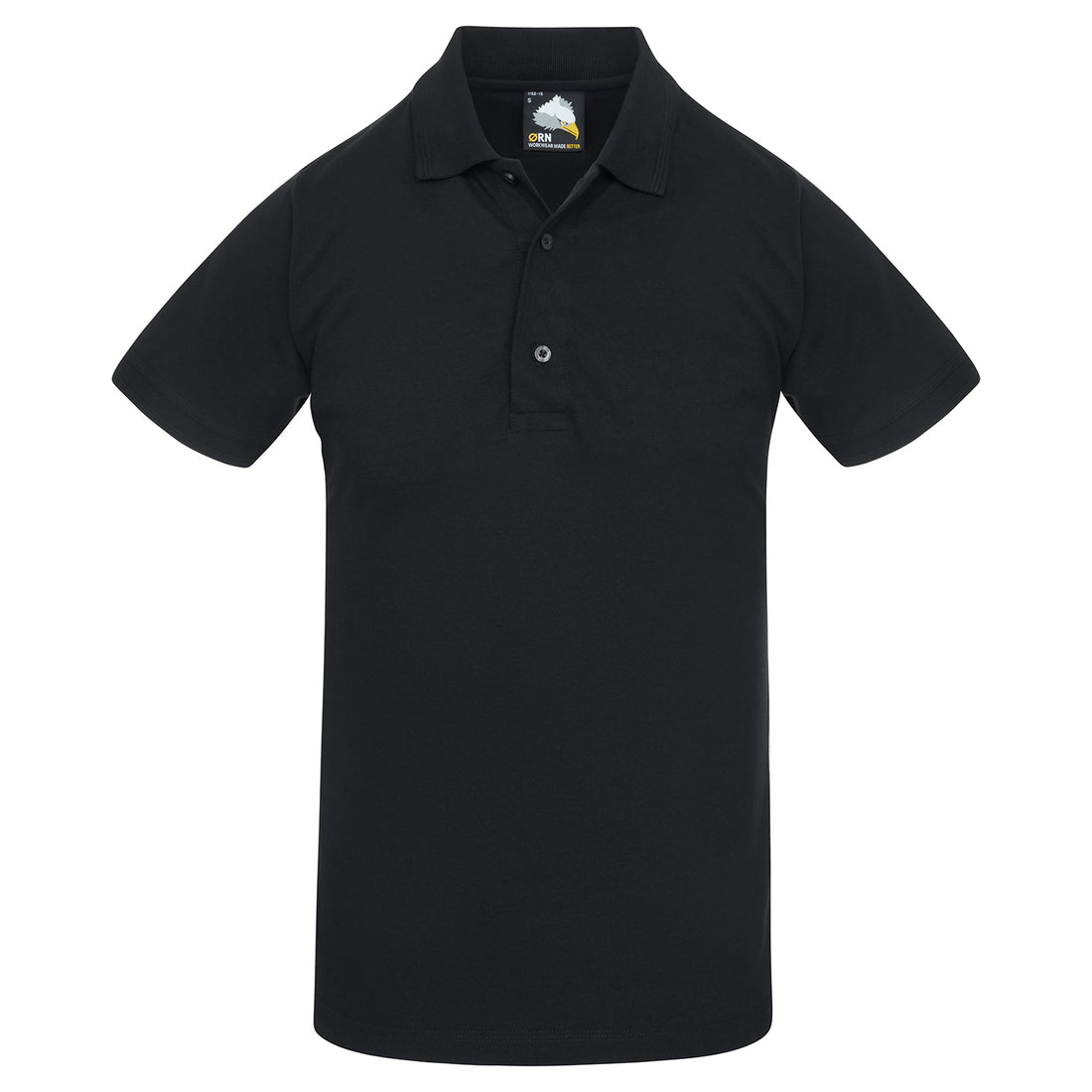 Orn Egret Slim Fit Poloshirt - Black - 1152 - Black - Customisable T-Shirts &amp; Poloshirts
