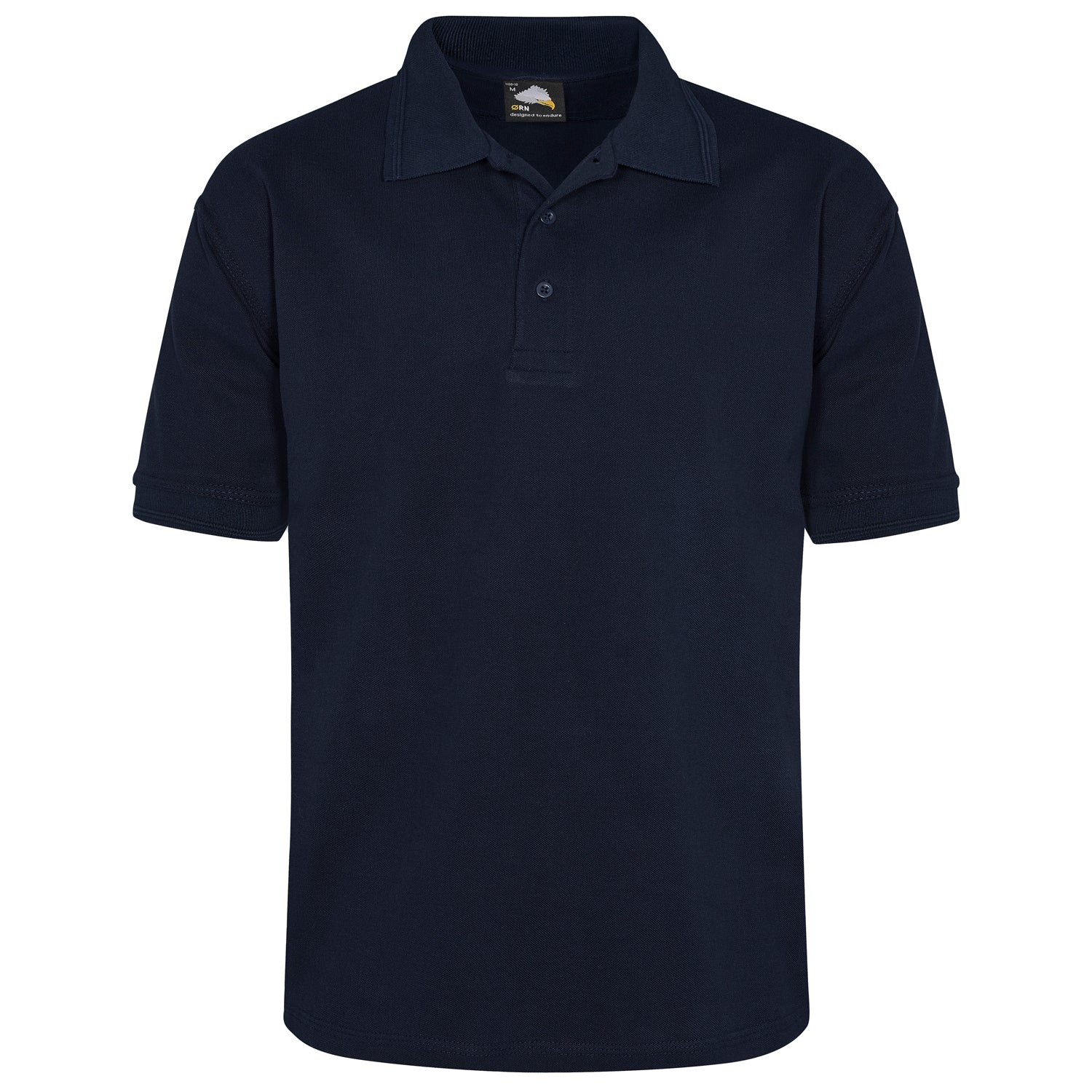 Orn Petrel 100% Cotton Poloshirt - Navy - 1155 - Navy - Customisable T-Shirts &amp; Poloshirts