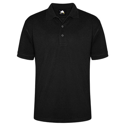 Orn Warbler Stud Poloshirt - Black - 1158 - Black - Customisable T-Shirts &amp; Poloshirts