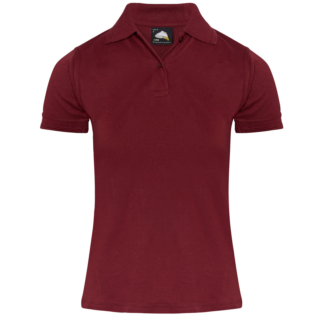 Orn Ladies Eagle Poloshirt - Burgundy - 1160 - Burgundy - Customisable T-Shirts &amp; Poloshirts