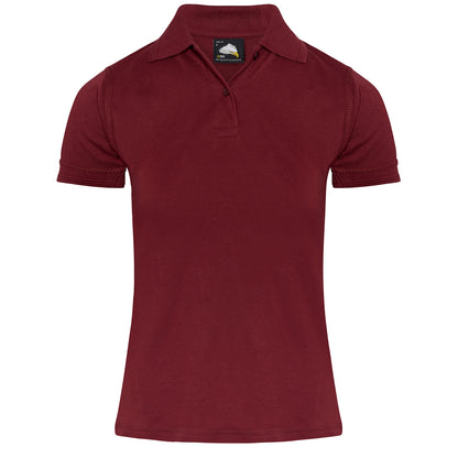 Orn Ladies Eagle Poloshirt - Burgundy - 1160 - Burgundy - Customisable T-Shirts &amp; Poloshirts