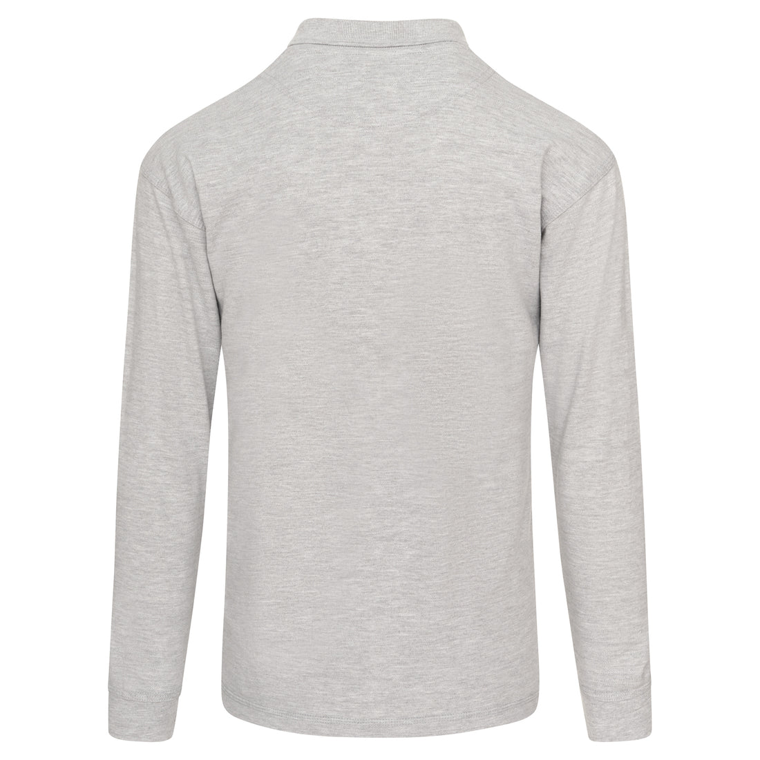Orn Weaver Long Sleeved Poloshirt - Ash - 1170 - - Customisable T-Shirts &amp; Poloshirts