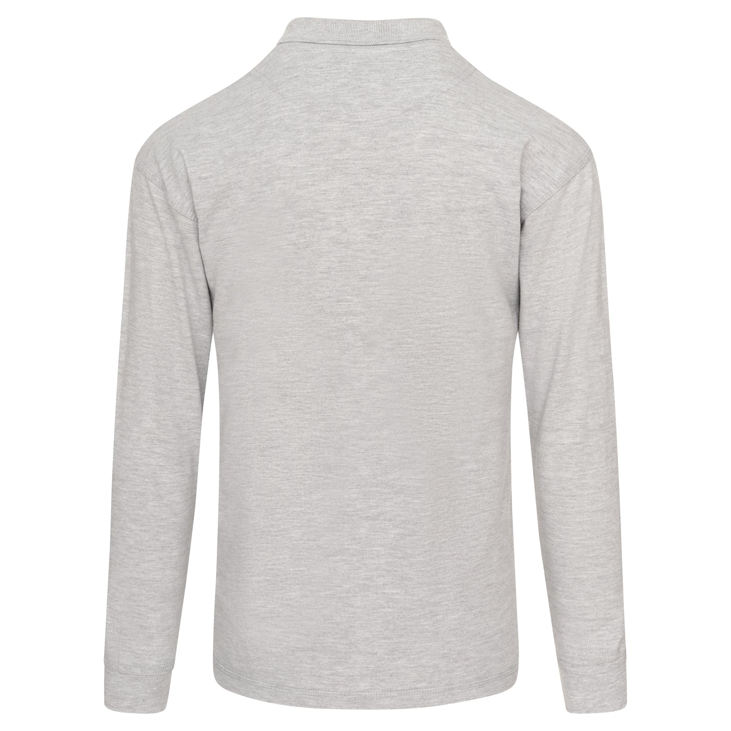 Orn Weaver Long Sleeved Poloshirt - Ash - 1170 - - Customisable T-Shirts &amp; Poloshirts