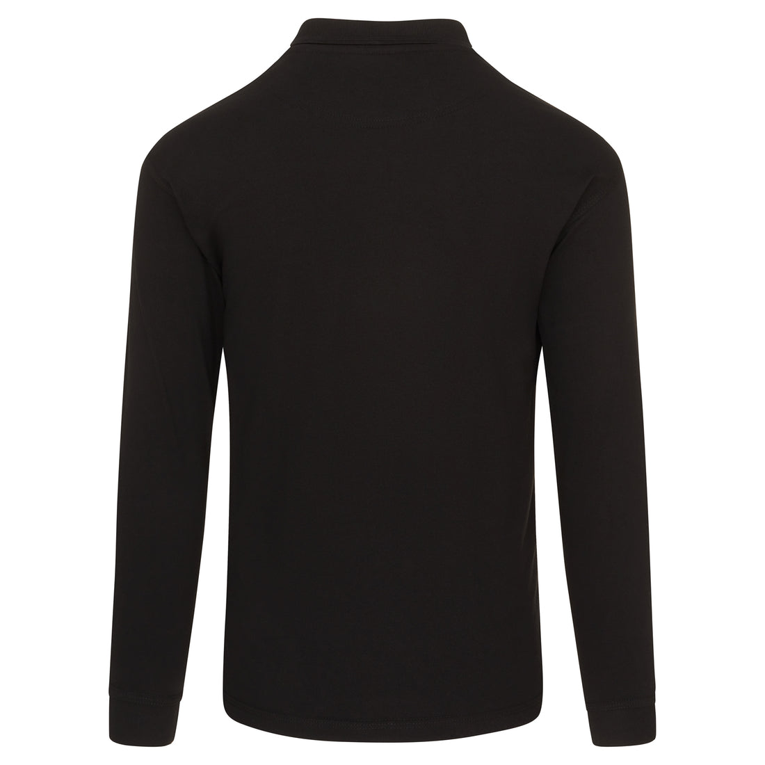 Orn Weaver Long Sleeved Poloshirt - Black - 1170 - - Customisable T-Shirts &amp; Poloshirts