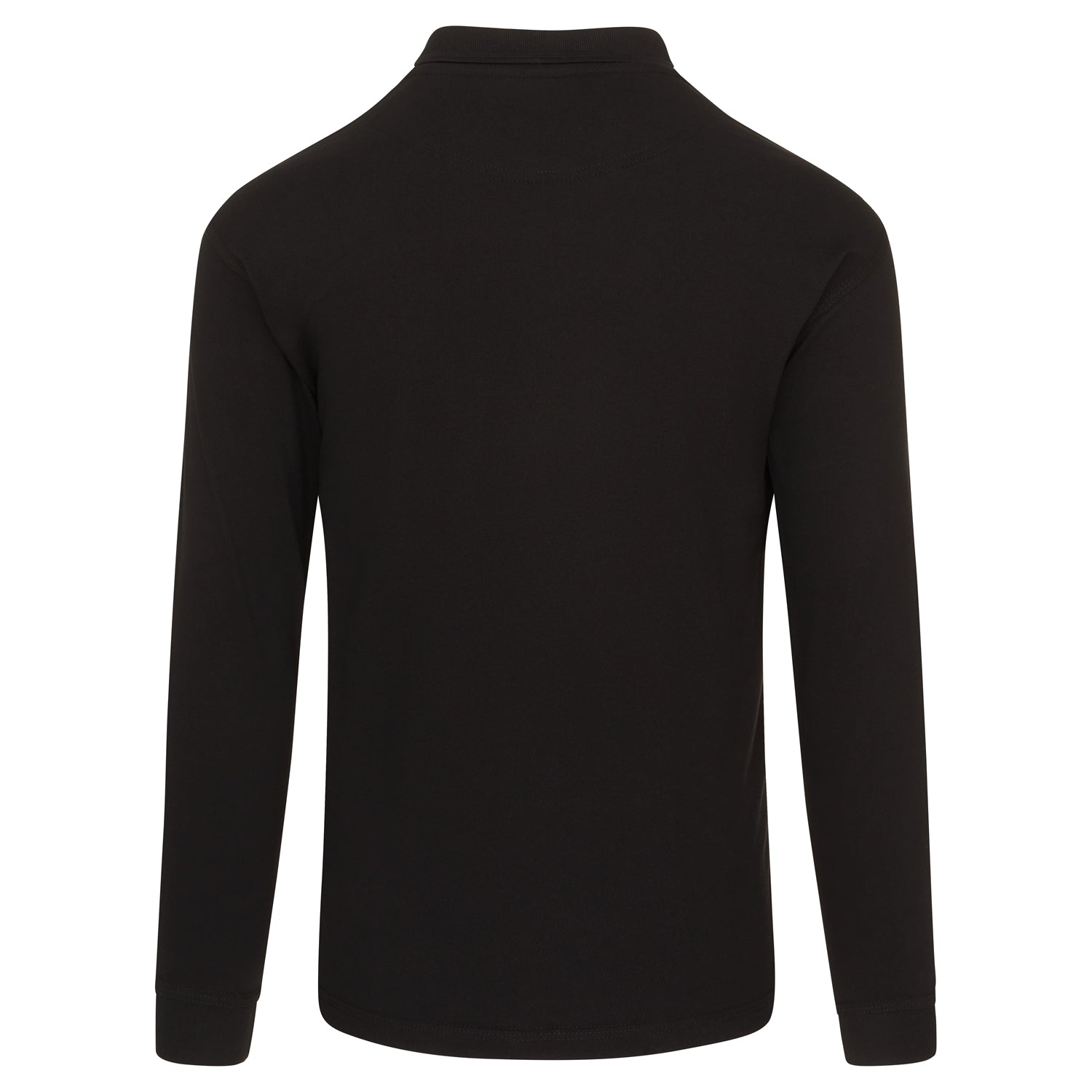 Orn Weaver Long Sleeved Poloshirt - Black - 1170 - - Customisable T-Shirts &amp; Poloshirts