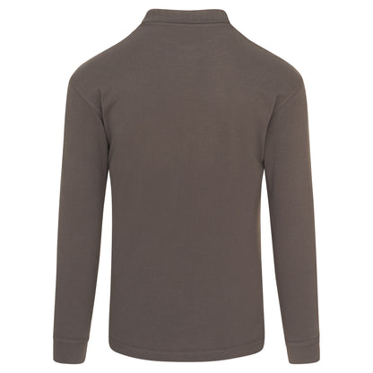 Orn Weaver Long Sleeved Poloshirt - Graphite - 1170 - - Customisable T-Shirts &amp; Poloshirts