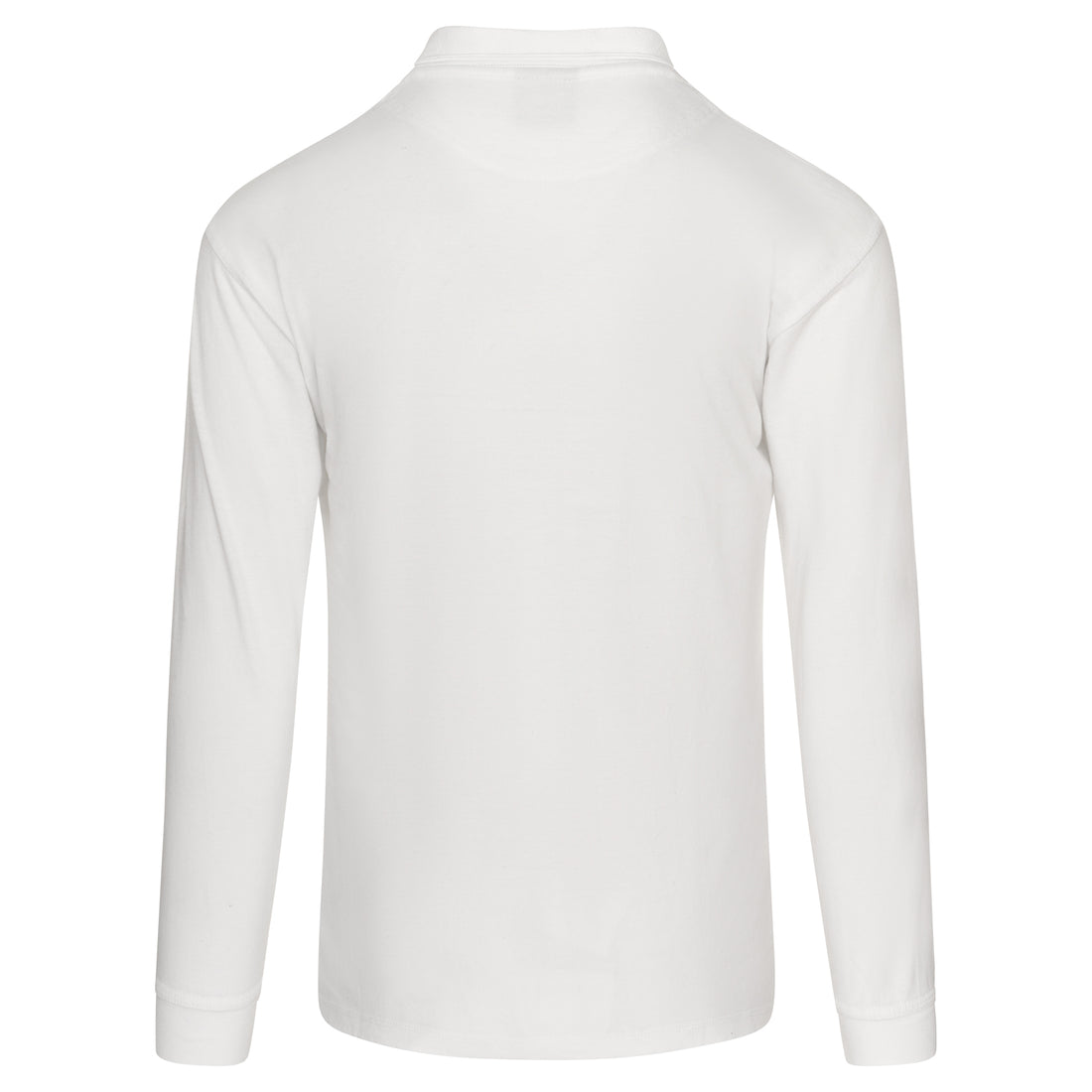 Orn Weaver Long Sleeved Poloshirt - White - 1170 - - Customisable T-Shirts &amp; Poloshirts
