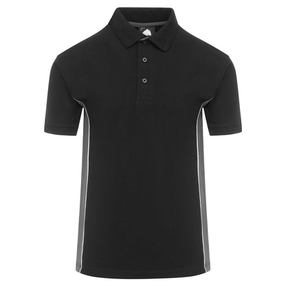 Orn Silverswift Poloshirt - Black - Graphite - 1180 - Black - Graphite - Customisable T-Shirts &amp; Poloshirts