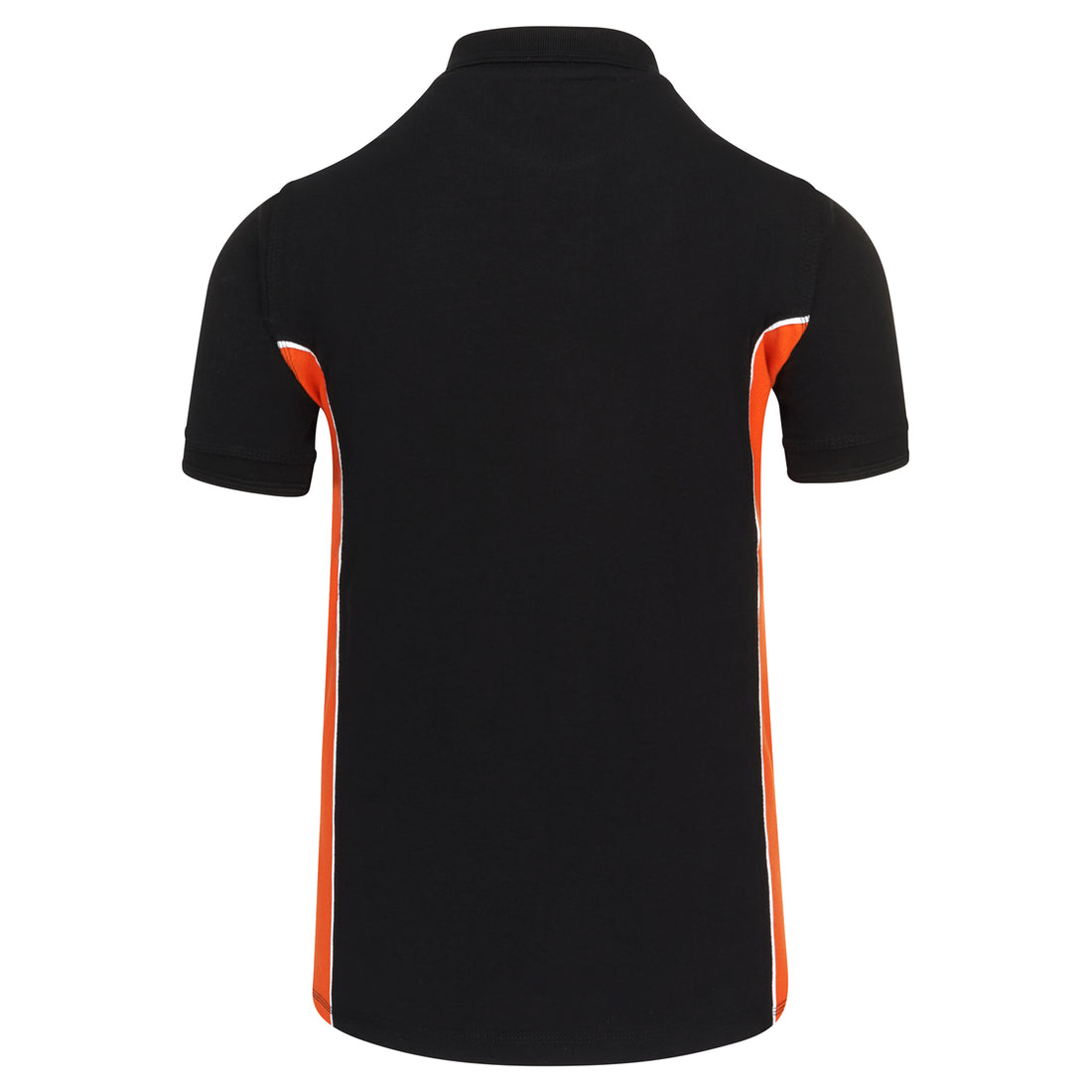 Orn Silverswift Poloshirt - Black - Orange - 1180 - - Customisable T-Shirts &amp; Poloshirts