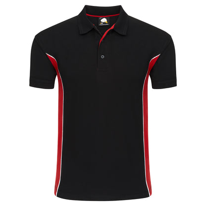 Orn Silverswift Poloshirt - Black - Red - 1180 - Black - Red - Customisable T-Shirts &amp; Poloshirts