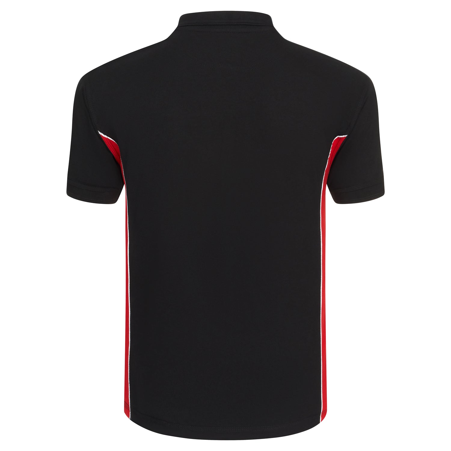 Orn Silverswift Poloshirt - Black - Red - 1180 - - Customisable T-Shirts &amp; Poloshirts