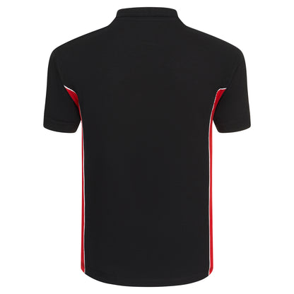 Orn Silverswift Poloshirt - Black - Red - 1180 - - Customisable T-Shirts &amp; Poloshirts