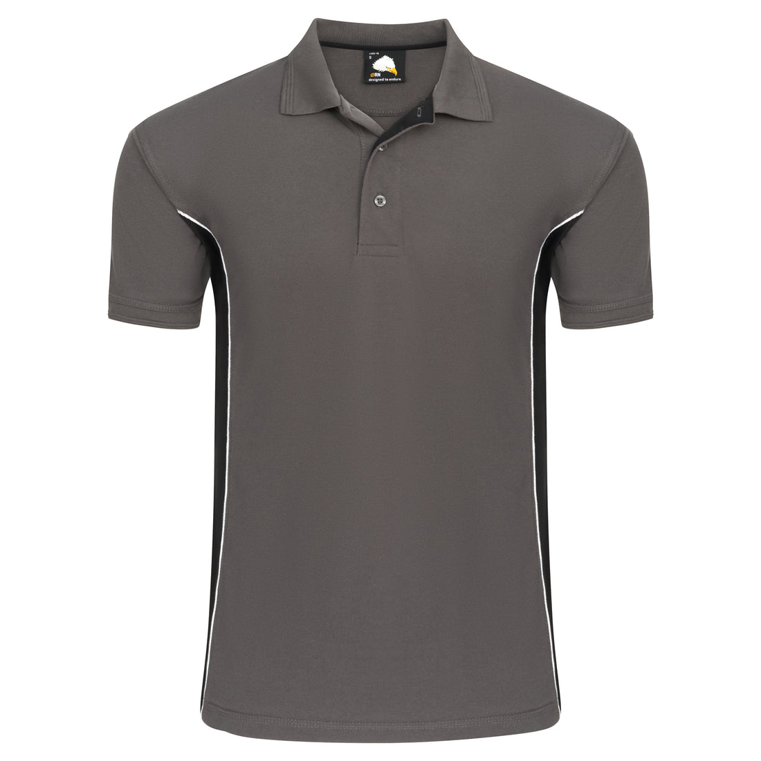 Orn Silverswift Poloshirt - Graphite - Black - 1180 - Graphite - Black - Customisable T-Shirts &amp; Poloshirts