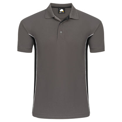 Orn Silverswift Poloshirt - Graphite - Black - 1180 - Graphite - Black - Customisable T-Shirts &amp; Poloshirts