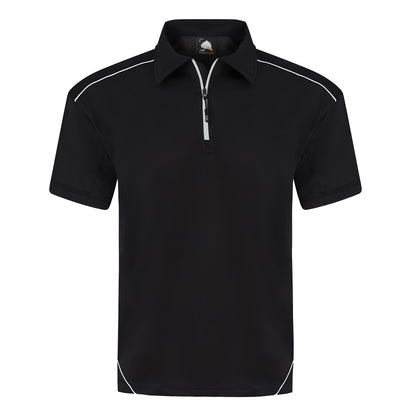 Orn Fireback Wicking Poloshirt - Black - Black - 1183 - Black - Black - Customisable T-Shirts &amp; Poloshirts