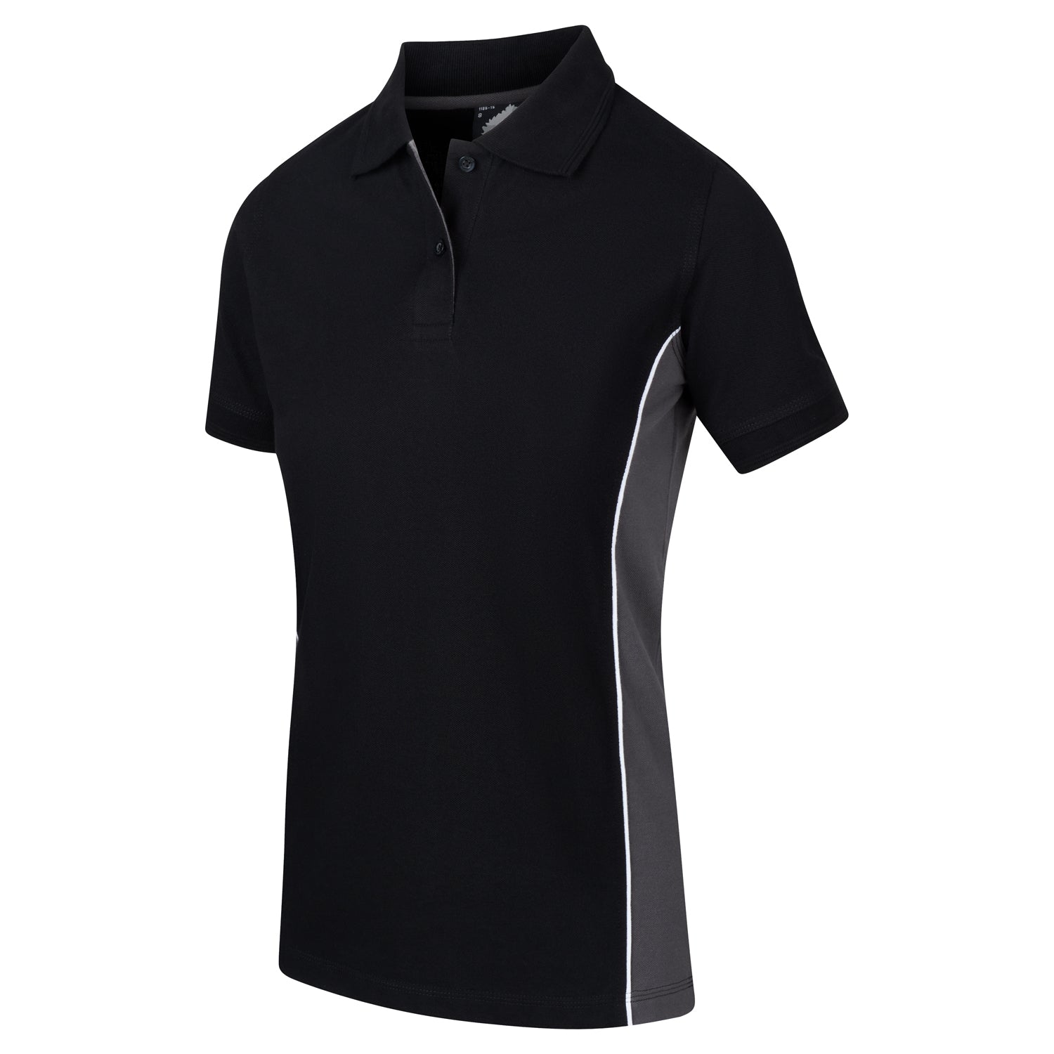 Orn Ladies Silverswift Poloshirt - Black - Graphite - 1186 - - Customisable T-Shirts &amp; Poloshirts