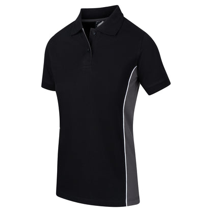 Orn Ladies Silverswift Poloshirt - Black - Graphite - 1186 - - Customisable T-Shirts &amp; Poloshirts