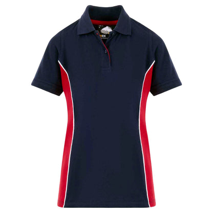 Orn Ladies Silverswift Poloshirt - Navy - Red - 1186 - Navy - Red - Customisable T-Shirts &amp; Poloshirts