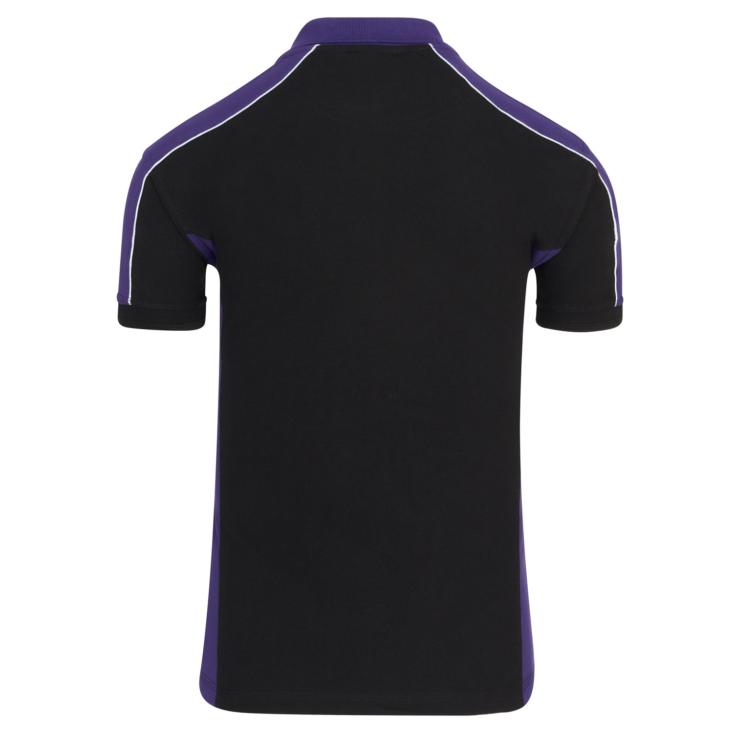 Orn Avocet Poloshirt - Black - Purple - 1188 - - Customisable T-Shirts &amp; Poloshirts