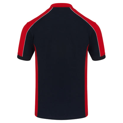 Orn Avocet Poloshirt - Black - Red - 1188 - - Customisable T-Shirts &amp; Poloshirts