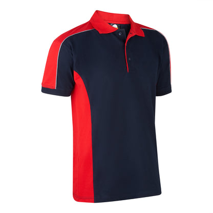Orn Avocet Poloshirt - Navy - Red - 1188 - - Customisable T-Shirts &amp; Poloshirts