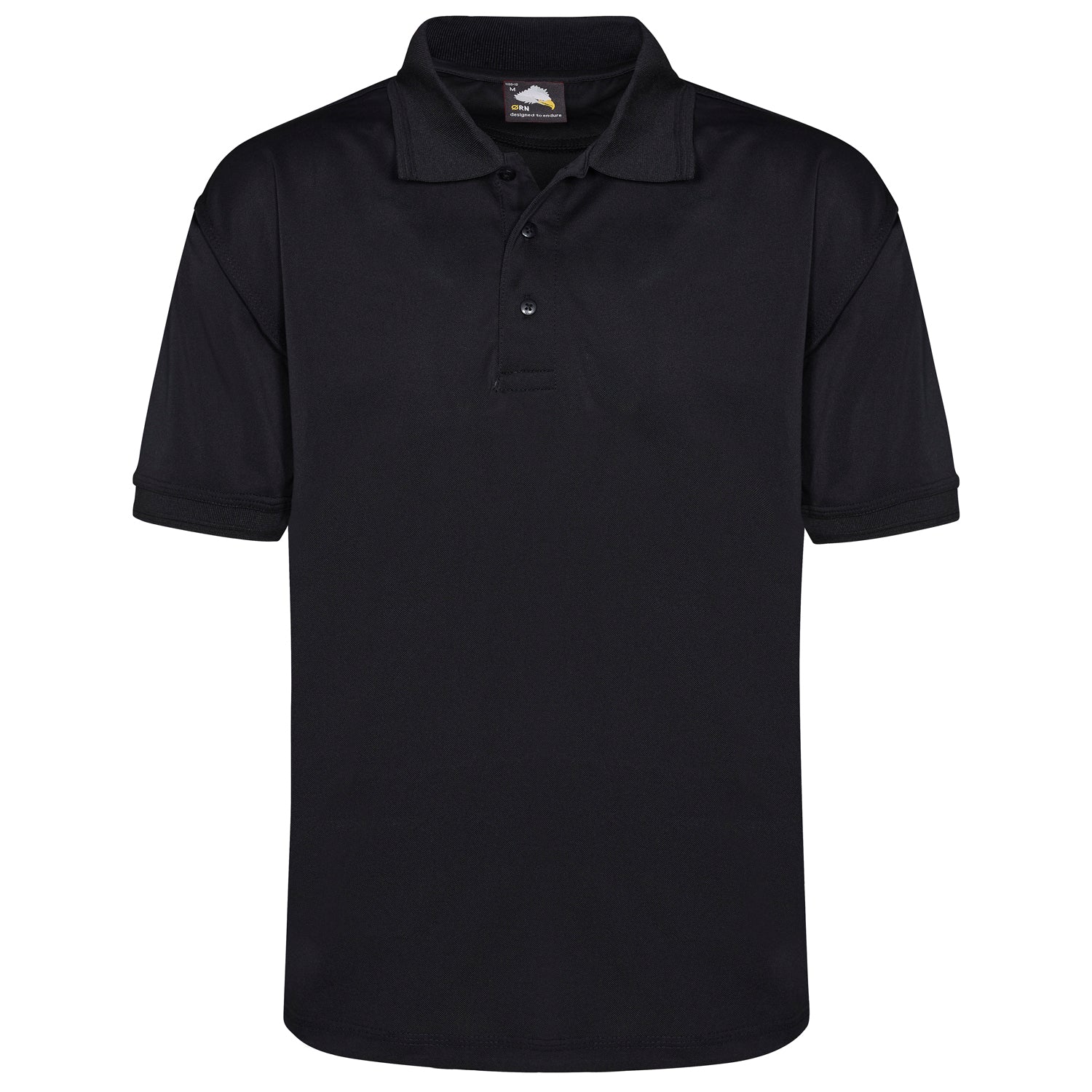 Orn Oriole Wicking Poloshirt - Black - 1190 - Black - Customisable T-Shirts &amp; Poloshirts