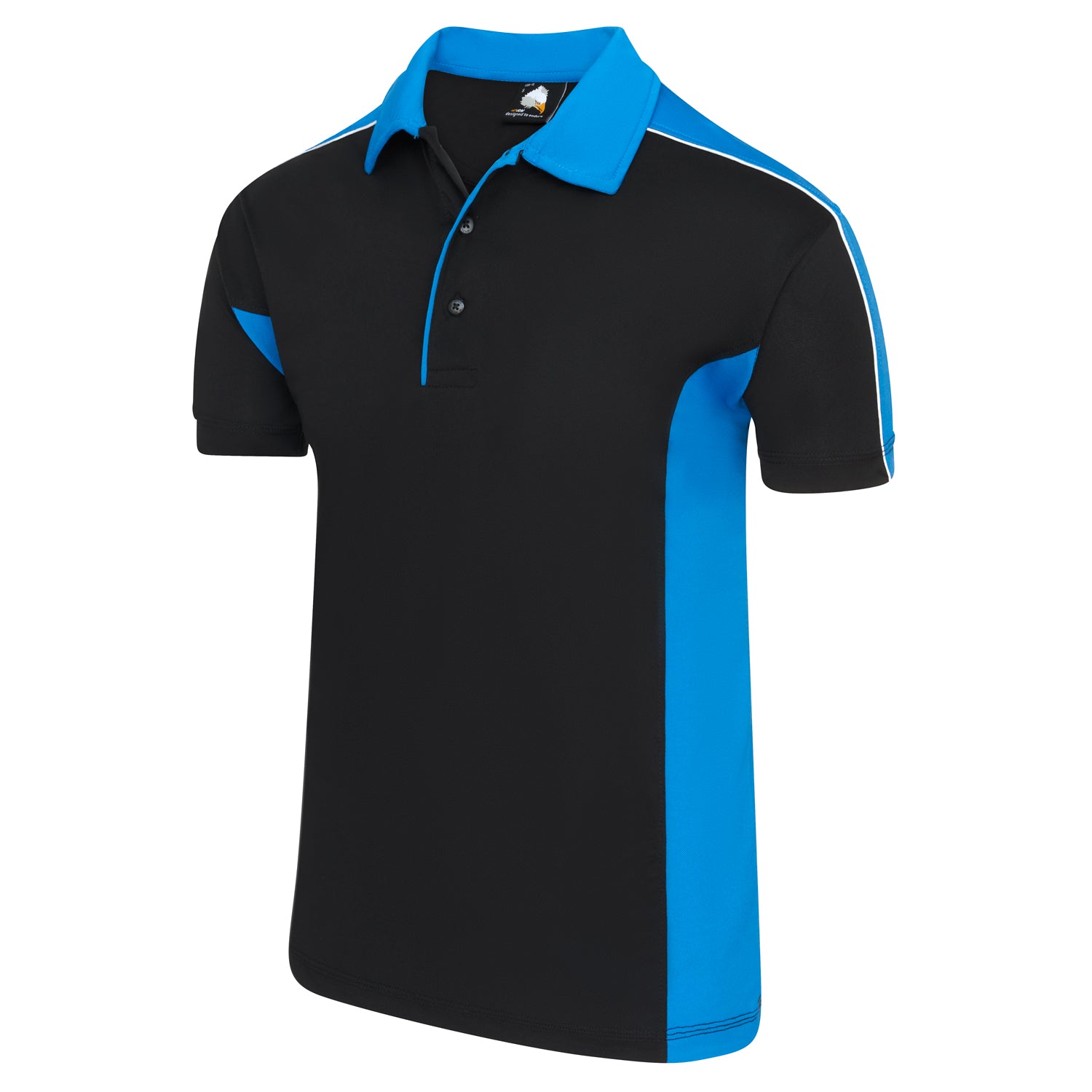Orn Avocet Wicking Poloshirt - Black - Reflex - 1198 - - Customisable T-Shirts &amp; Poloshirts