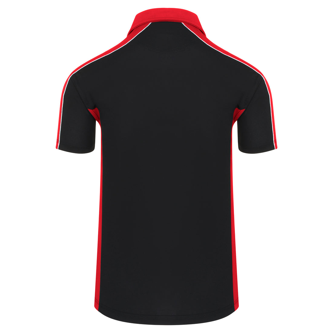 Orn Avocet Wicking Poloshirt - Black - Red - 1198 - - Customisable T-Shirts &amp; Poloshirts