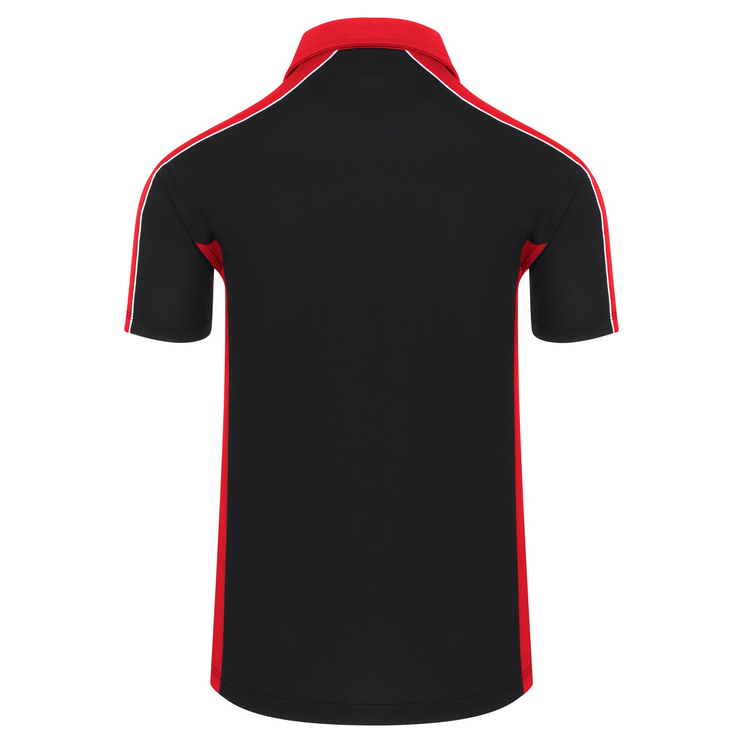 Orn Avocet Wicking Poloshirt - Black - Red - 1198 - - Customisable T-Shirts &amp; Poloshirts