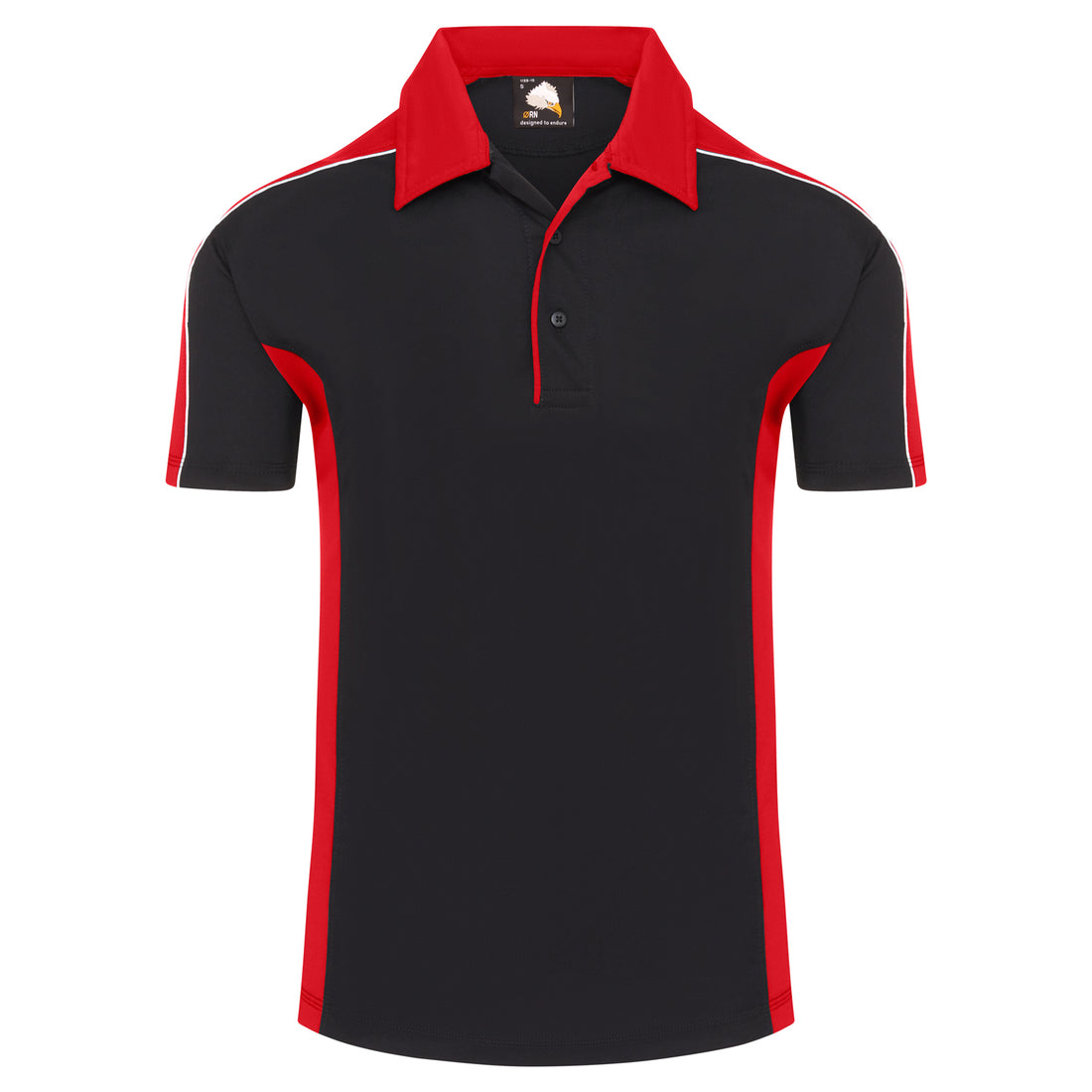 Orn Avocet Wicking Poloshirt - Navy - Red - 1198 - Navy - Red - Customisable T-Shirts &amp; Poloshirts