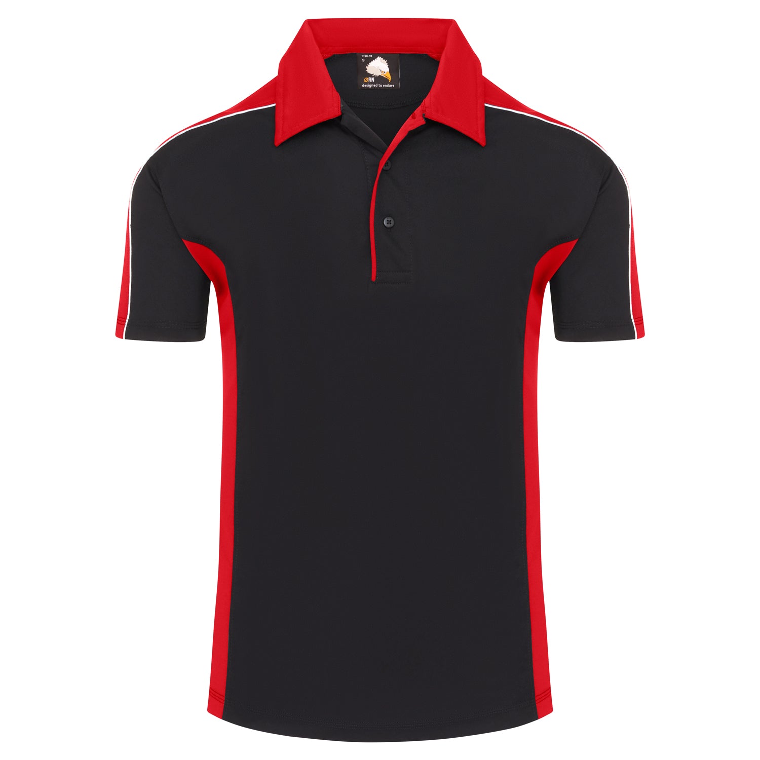 Orn Avocet Wicking Poloshirt - Navy - Red - 1198 - Navy - Red - Customisable T-Shirts &amp; Poloshirts