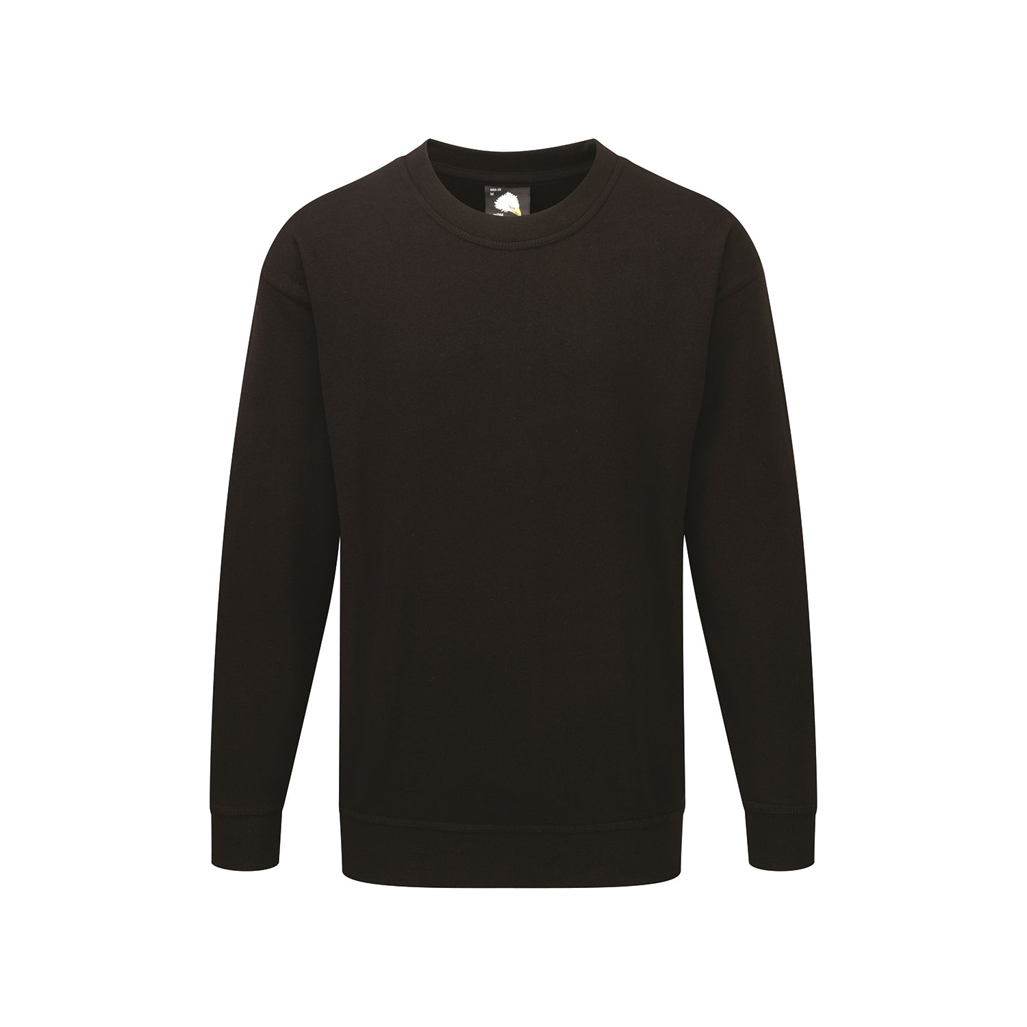 Orn Seagull 100% Cotton Sweatshirt - Black - 1255 - Black - Customisable Sweatshirts &amp; Hoodies