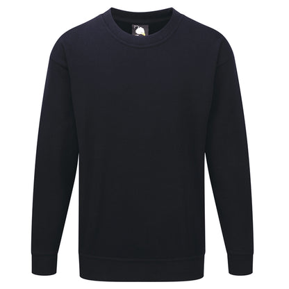 Orn Seagull 100% Cotton Sweatshirt - Navy - 1255 - Navy - Customisable Sweatshirts &amp; Hoodies
