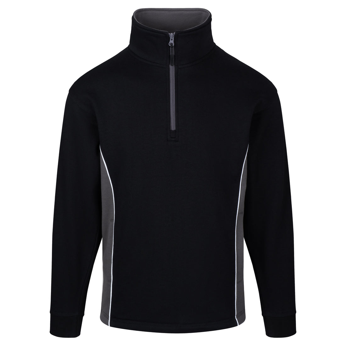 Orn Silverswift Quarter Zip Sweatshirt - Black - Graphite - 1278 - Black - Graphite - Customisable Sweatshirts &amp; Hoodies