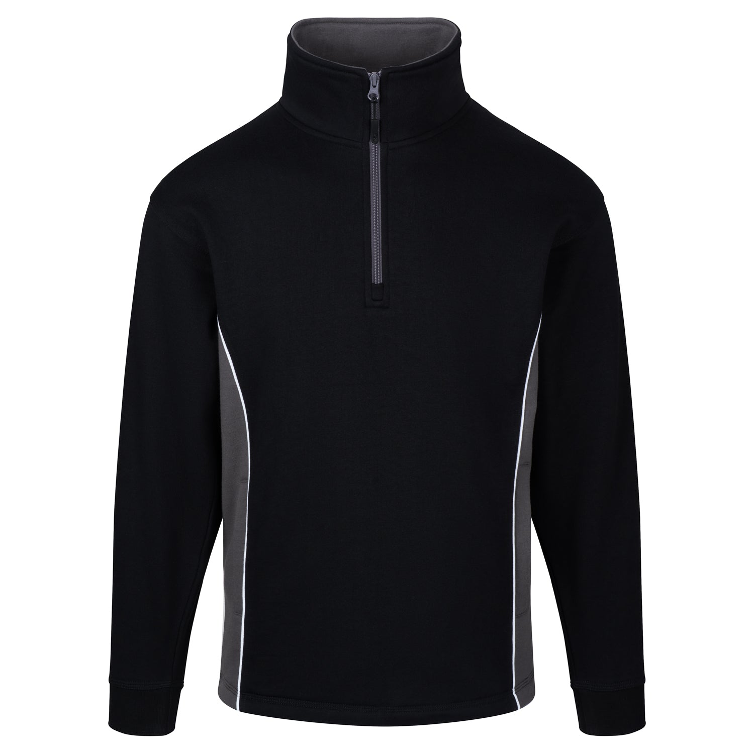 Orn Silverswift Quarter Zip Sweatshirt - Black - Graphite - 1278 - Black - Graphite - Customisable Sweatshirts &amp; Hoodies