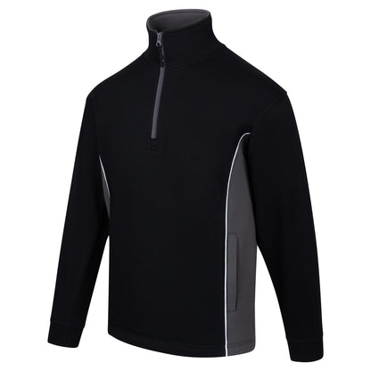 Orn Silverswift Quarter Zip Sweatshirt - Black - Graphite - 1278 - - Customisable Sweatshirts &amp; Hoodies