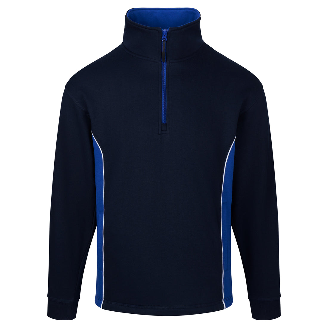 Orn Silverswift Quarter Zip Sweatshirt - Navy - Royal - 1278 - Navy - Royal - Customisable Sweatshirts &amp; Hoodies