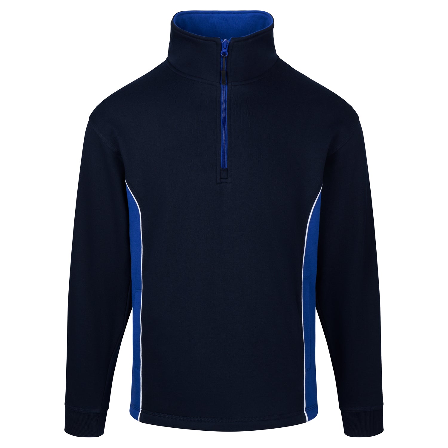 Orn Silverswift Quarter Zip Sweatshirt - Navy - Royal - 1278 - Navy - Royal - Customisable Sweatshirts &amp; Hoodies