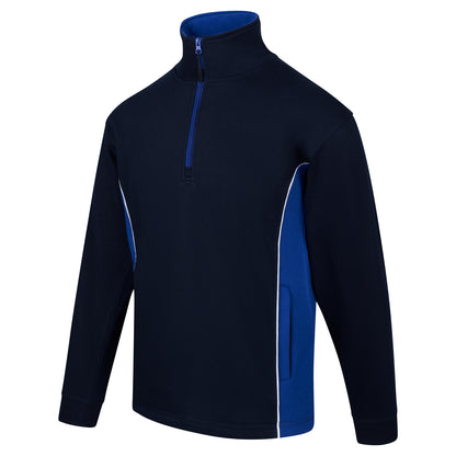 Orn Silverswift Quarter Zip Sweatshirt - Navy - Royal - 1278 - - Customisable Sweatshirts &amp; Hoodies