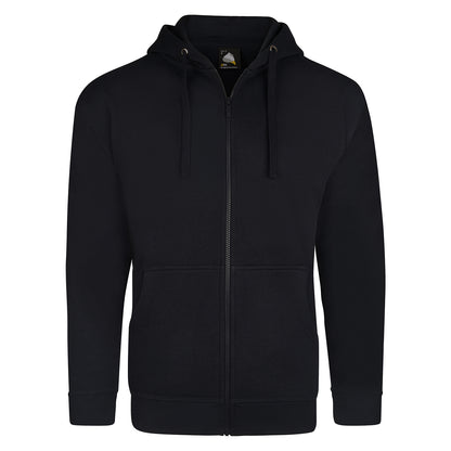 Orn Macaw Zipped Hoodie - Black - 1282 - Black - Customisable Sweatshirts &amp; Hoodies