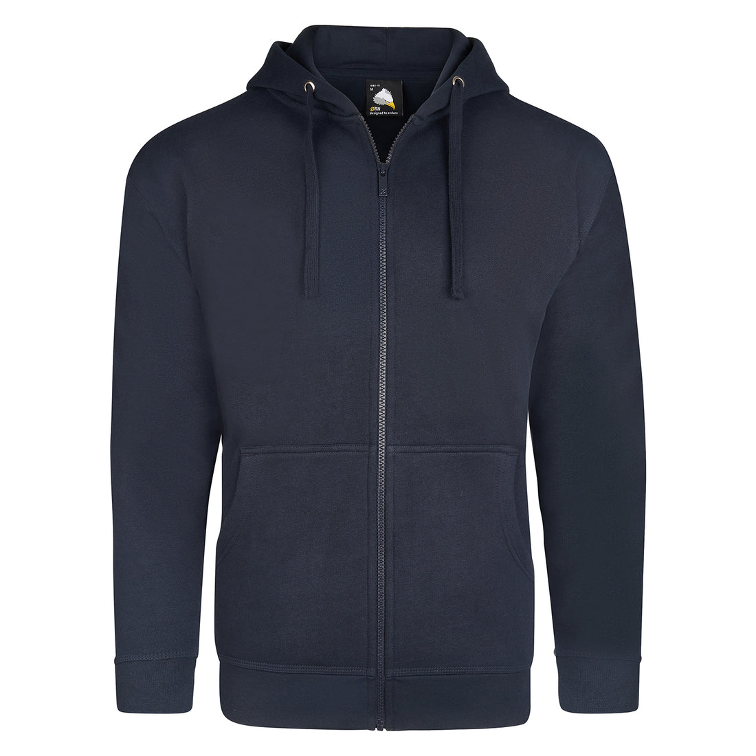 Orn Macaw Zipped Hoodie - Navy - 1282 - Navy - Customisable Sweatshirts &amp; Hoodies